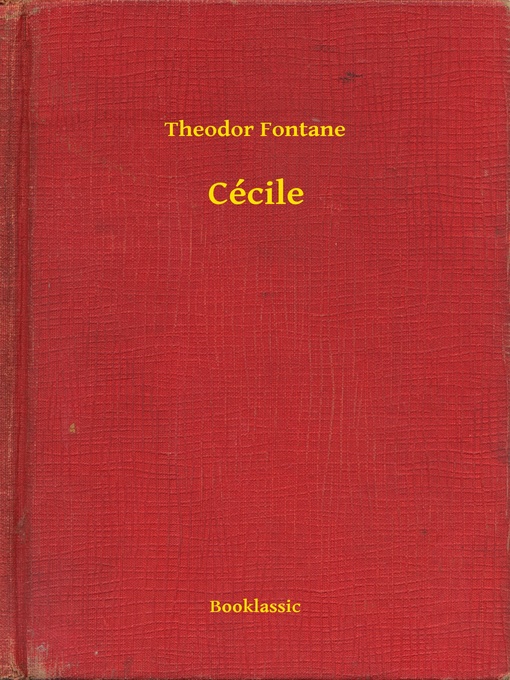 Title details for Cécile by Theodor Fontane - Available